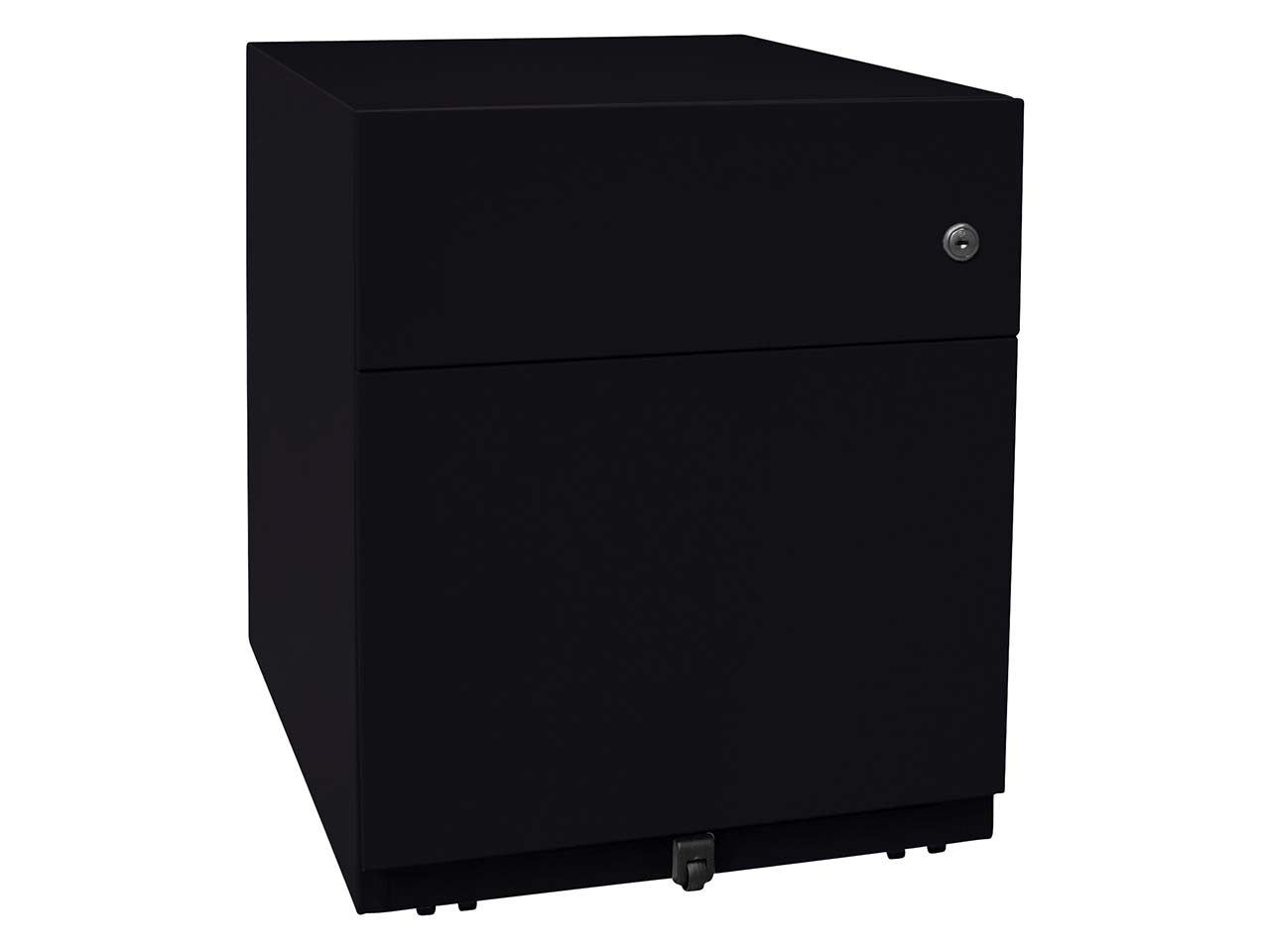 BISLEY Rollcontainer "Note" 1 Schublade, 1 HR T 56,5 cm schwarz