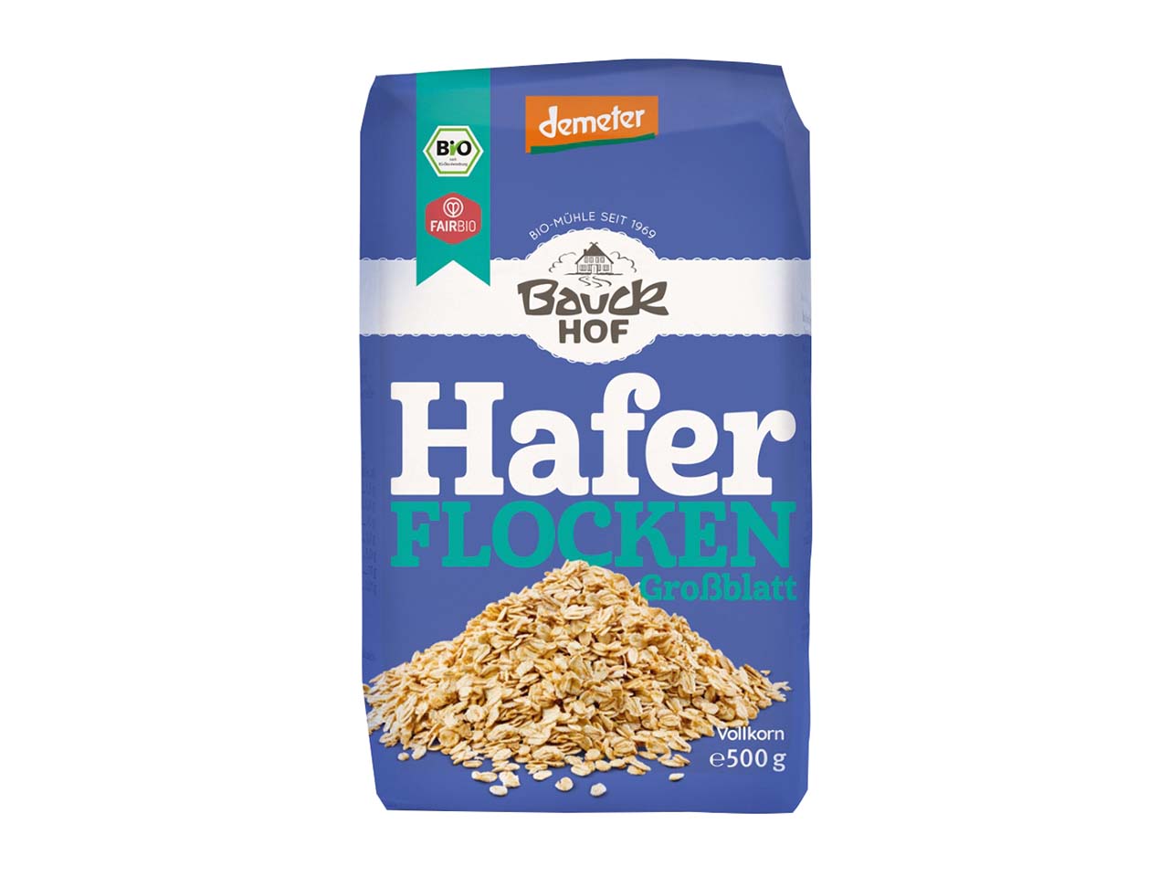 Bauckhof Bio-Haferflocken 'Großblatt' demeter, 500 g