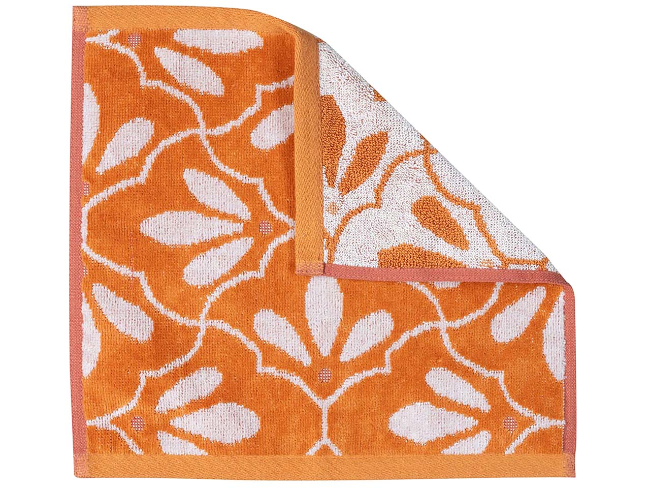 tranquillo Bio-Waschlappen "RETRO" 30 x 30 cm, orange