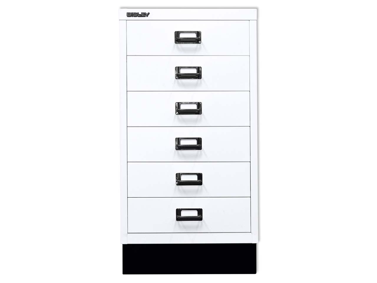 BISLEY Schubladenschrank "MultiDrawer" DIN A3 mit 6 Schubladen verkehrsweiß