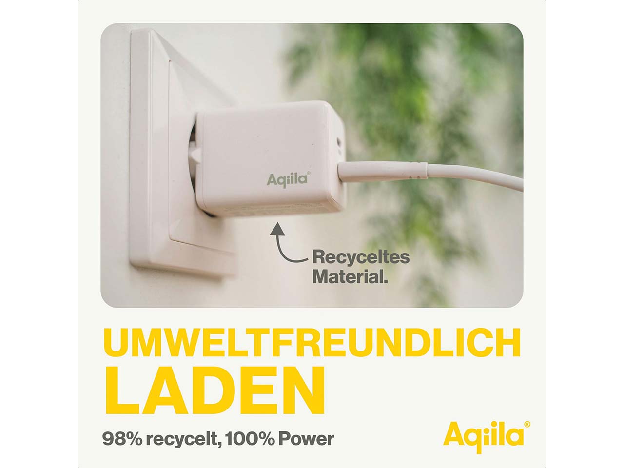 Aqiila USB Ladegerät und Ladeadapter "Chargebird W2"