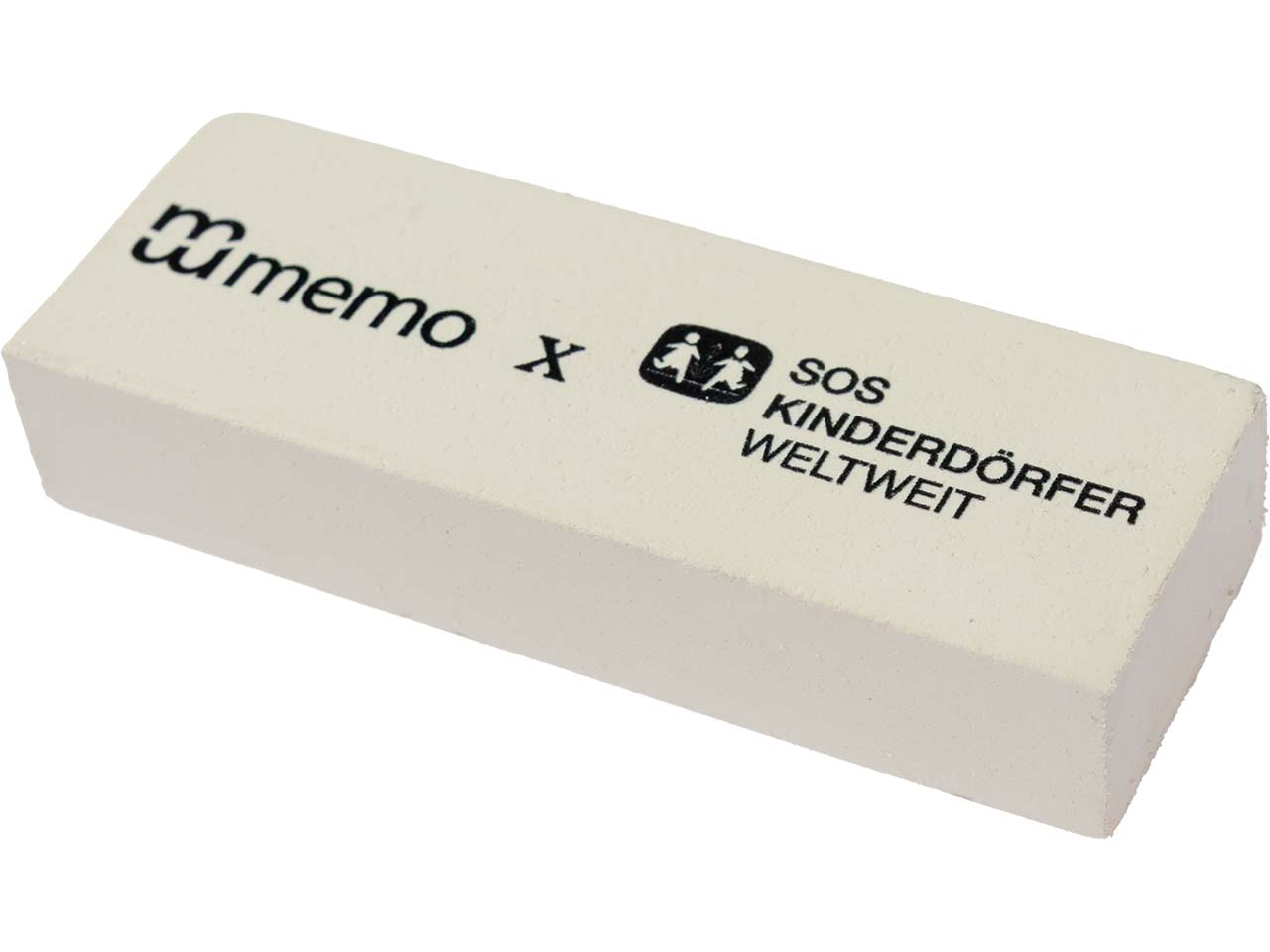 memo x SOS-Kinderdörfer weltweit Radierer