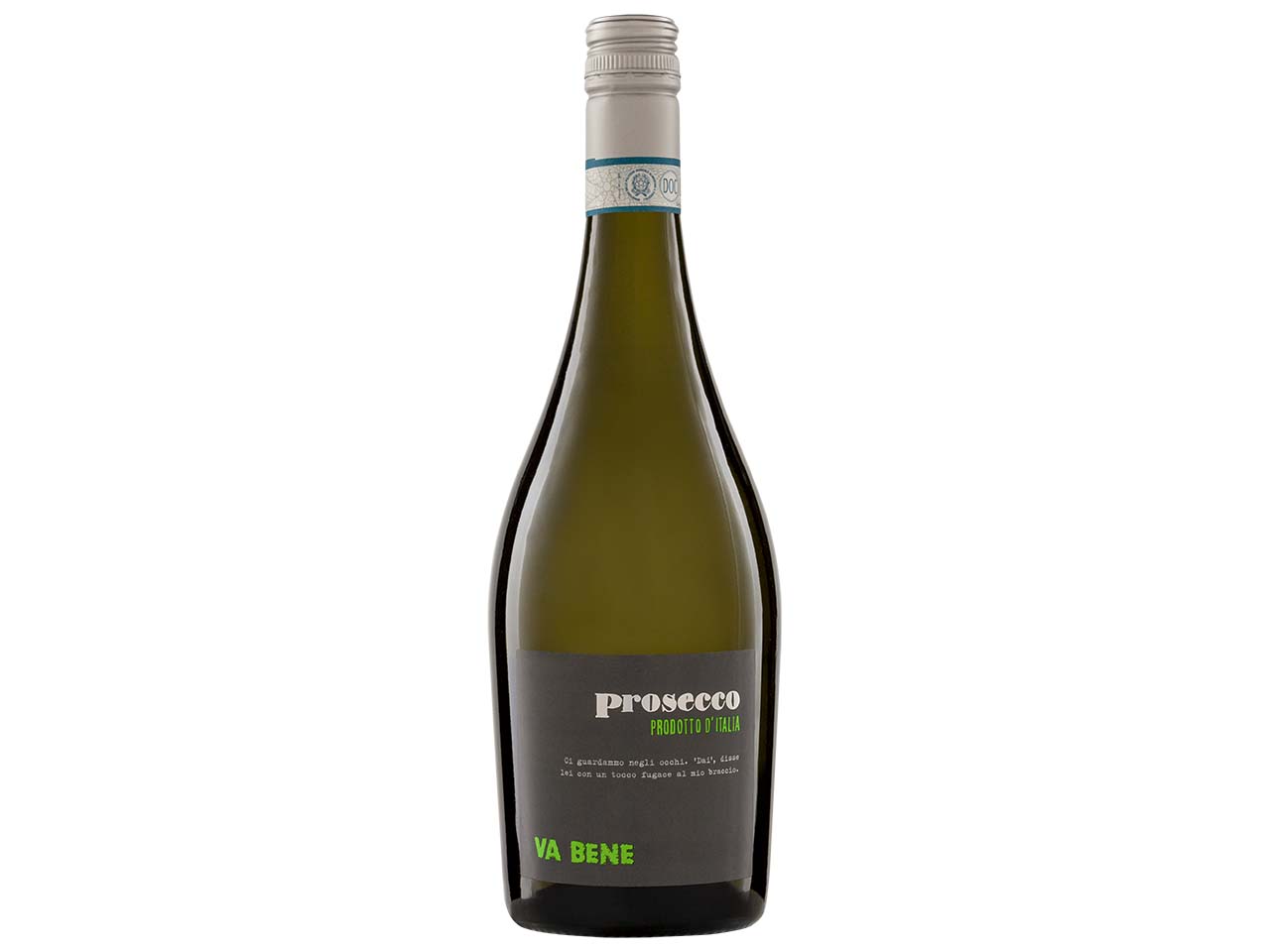 Bio-Prosecco Frizzante "VA BENE" DOC mit Schraubverschluss, 0,75 l