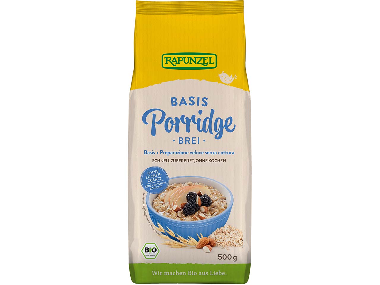 RAPUNZEL Bio-Frühstücksbrei/Porridge 'Basis', 500 g