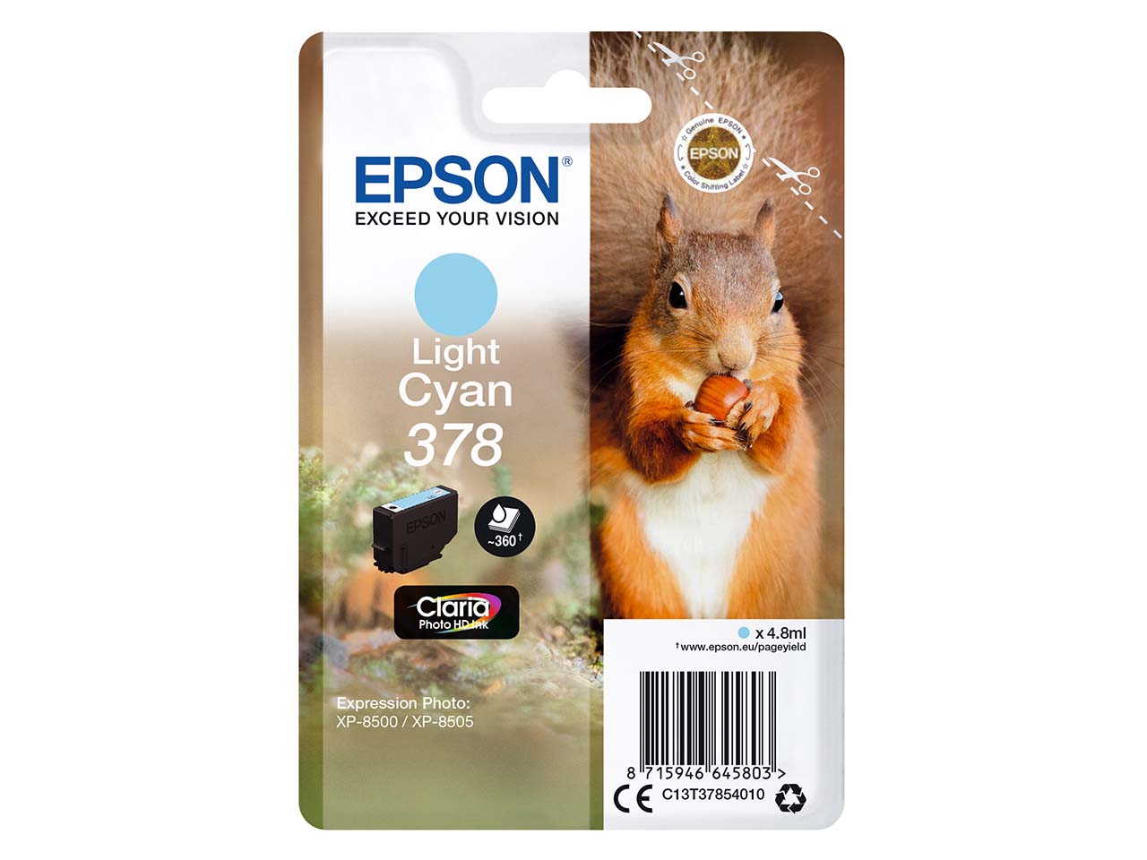 Epson Tintenpatrone 378 light-cyan