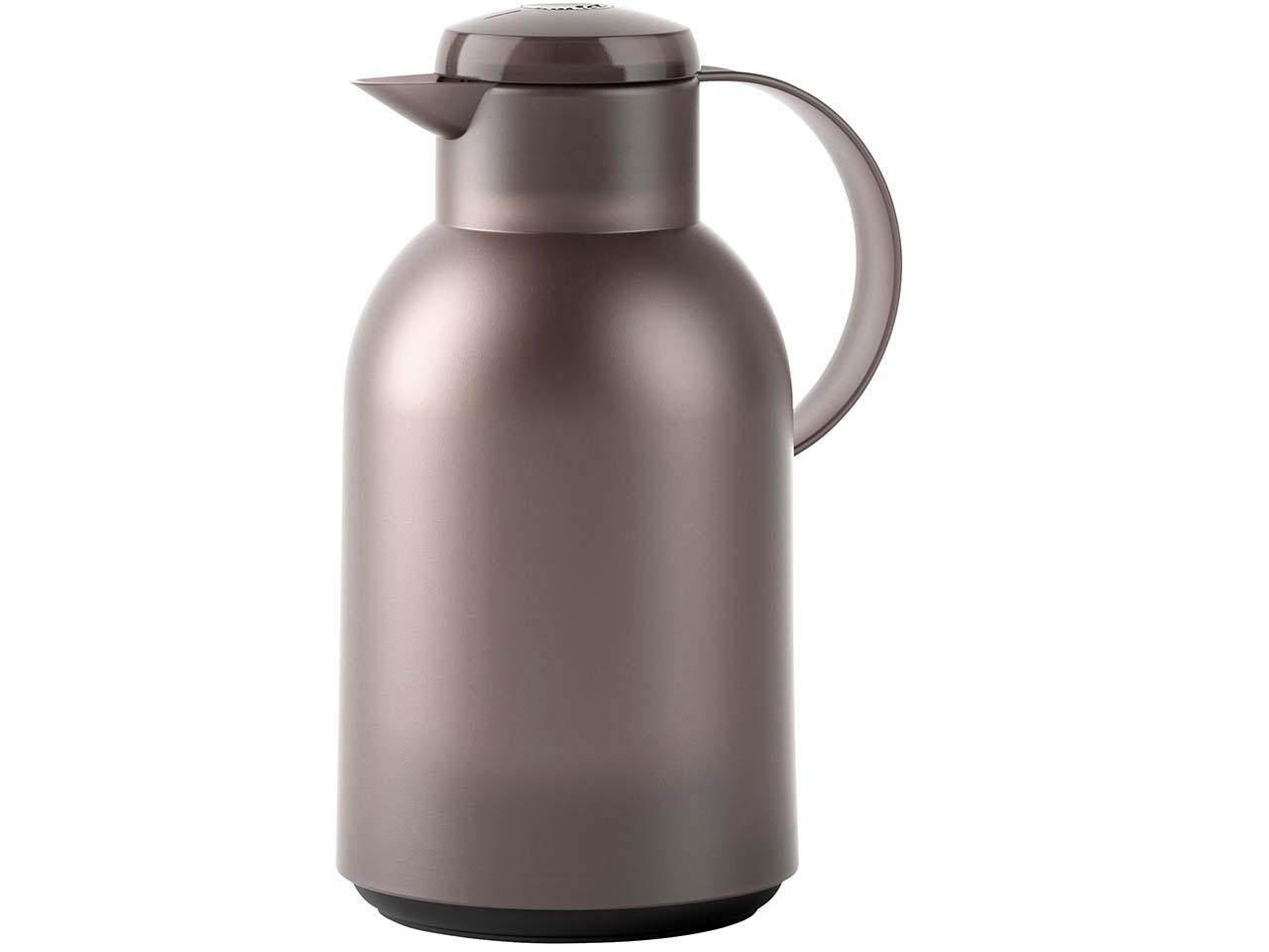 EMSA Isolierkanne "SAMBA" Quick Press, 1,5 l, transluzent/taupe