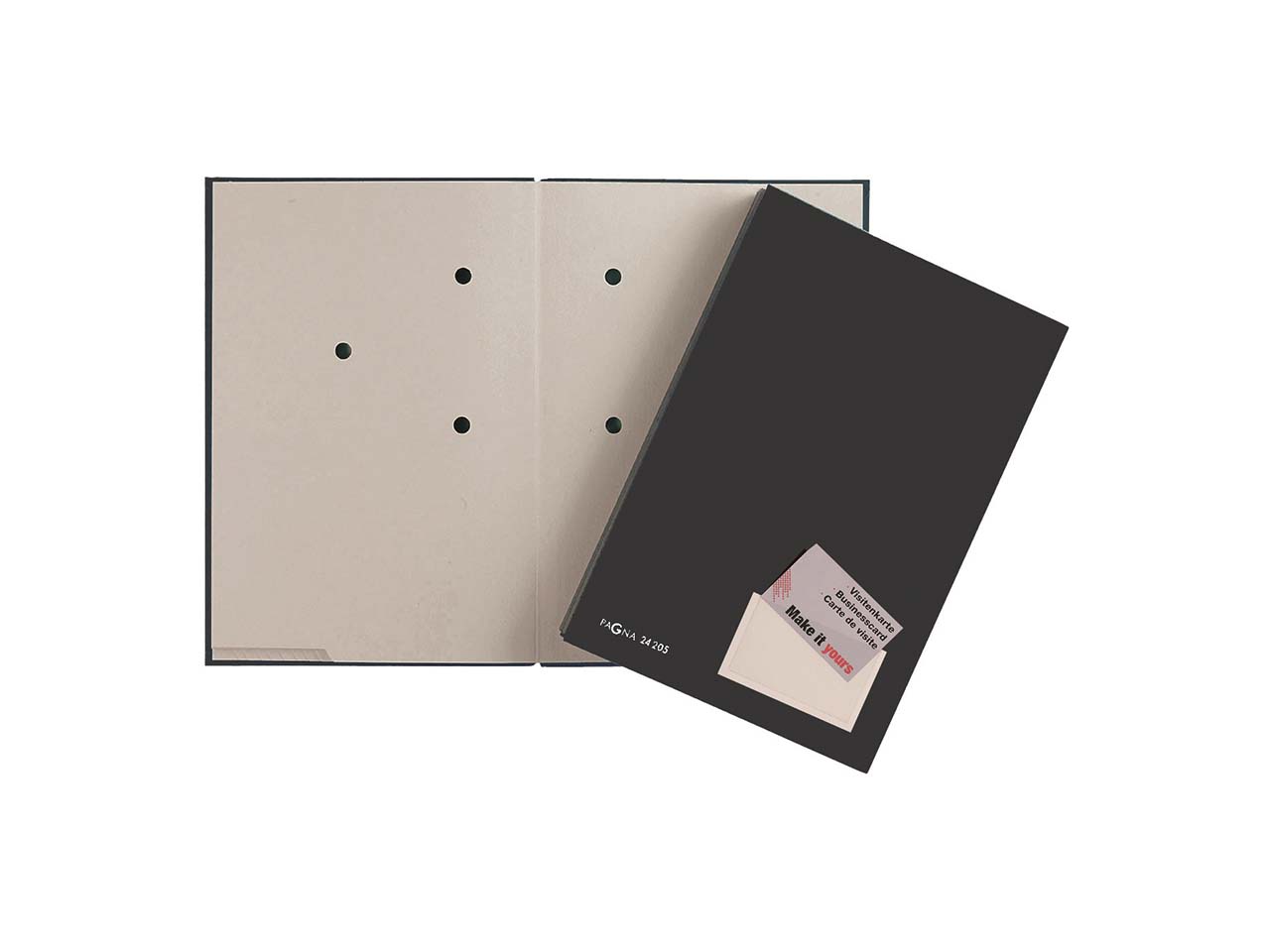 Unterschriftenmappe DIN A4 mit 20 Fächern, schwarz