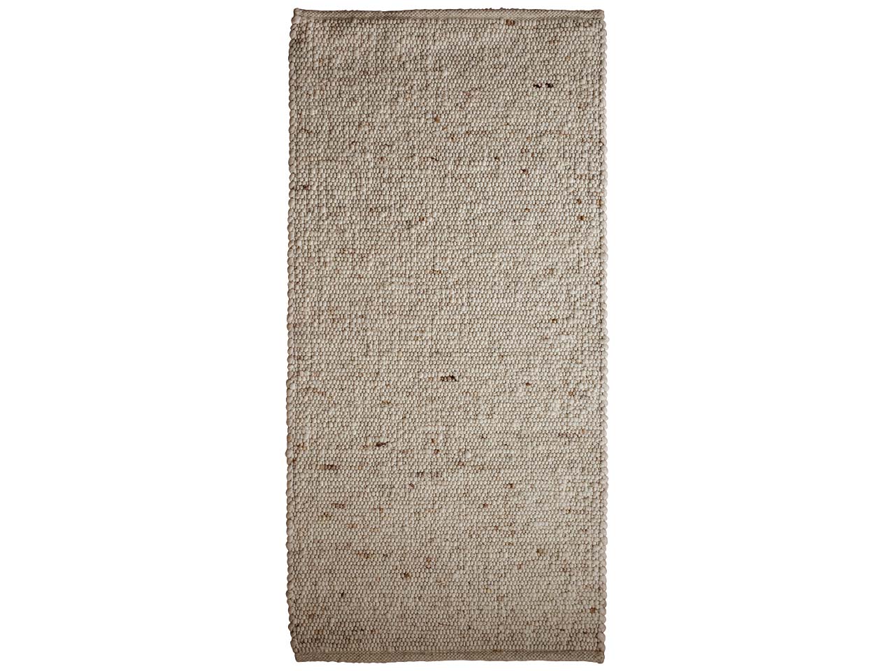 Schurwollteppich "Garmisch" 60 x 120 cm, grau-braun-mittel