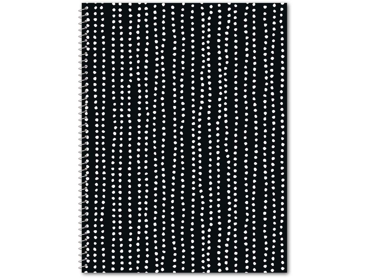 Staufen Collegeblock "Black" Recyclingpapier, DIN A5, 120 Blatt, 90g/m², 5mm kariert