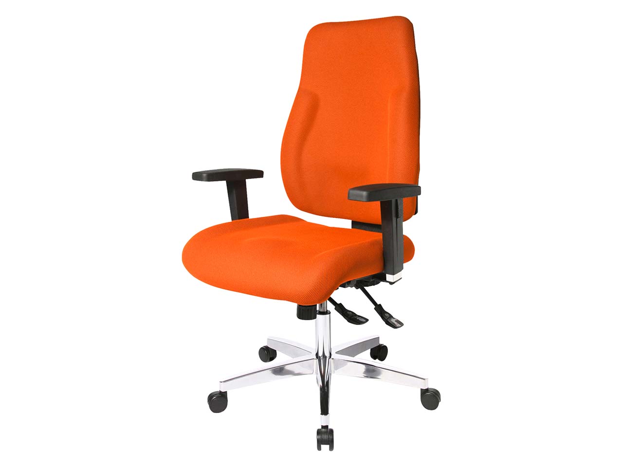 Topstar Bürodrehstuhl "P91" mit  Armlehnen orange