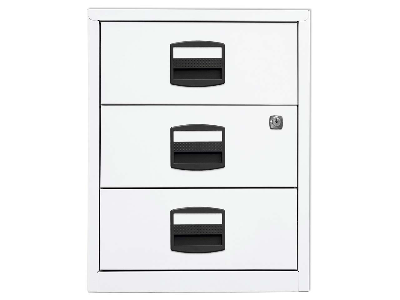 Bisley Home Rollcontainer 3 Schübe, verkehrsweiß