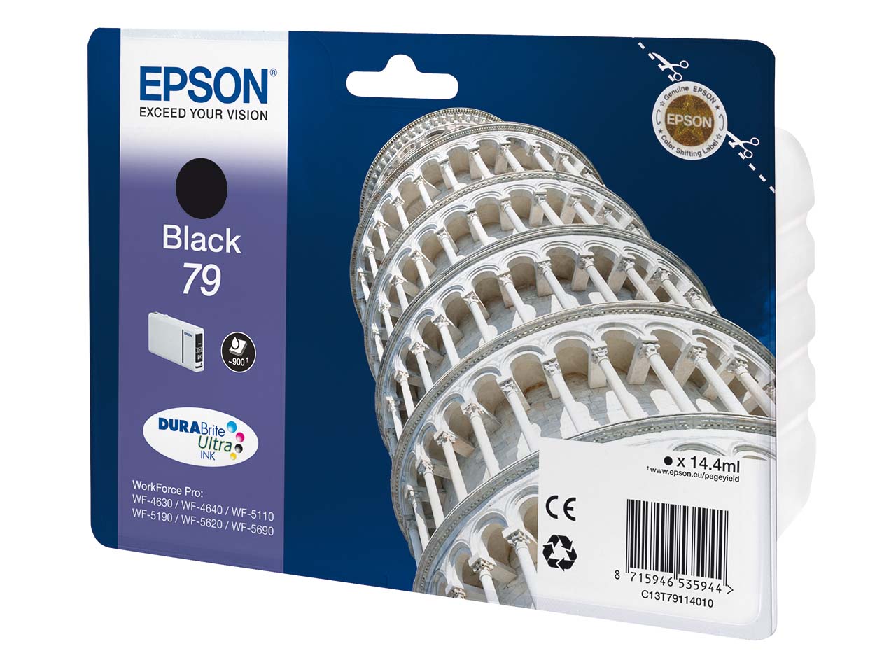 Epson Tintenpatrone T7911 schwarz