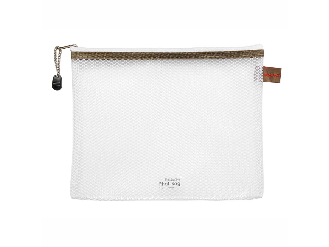 Reißverschlussbeutel "Phat-Bag" A5 braun