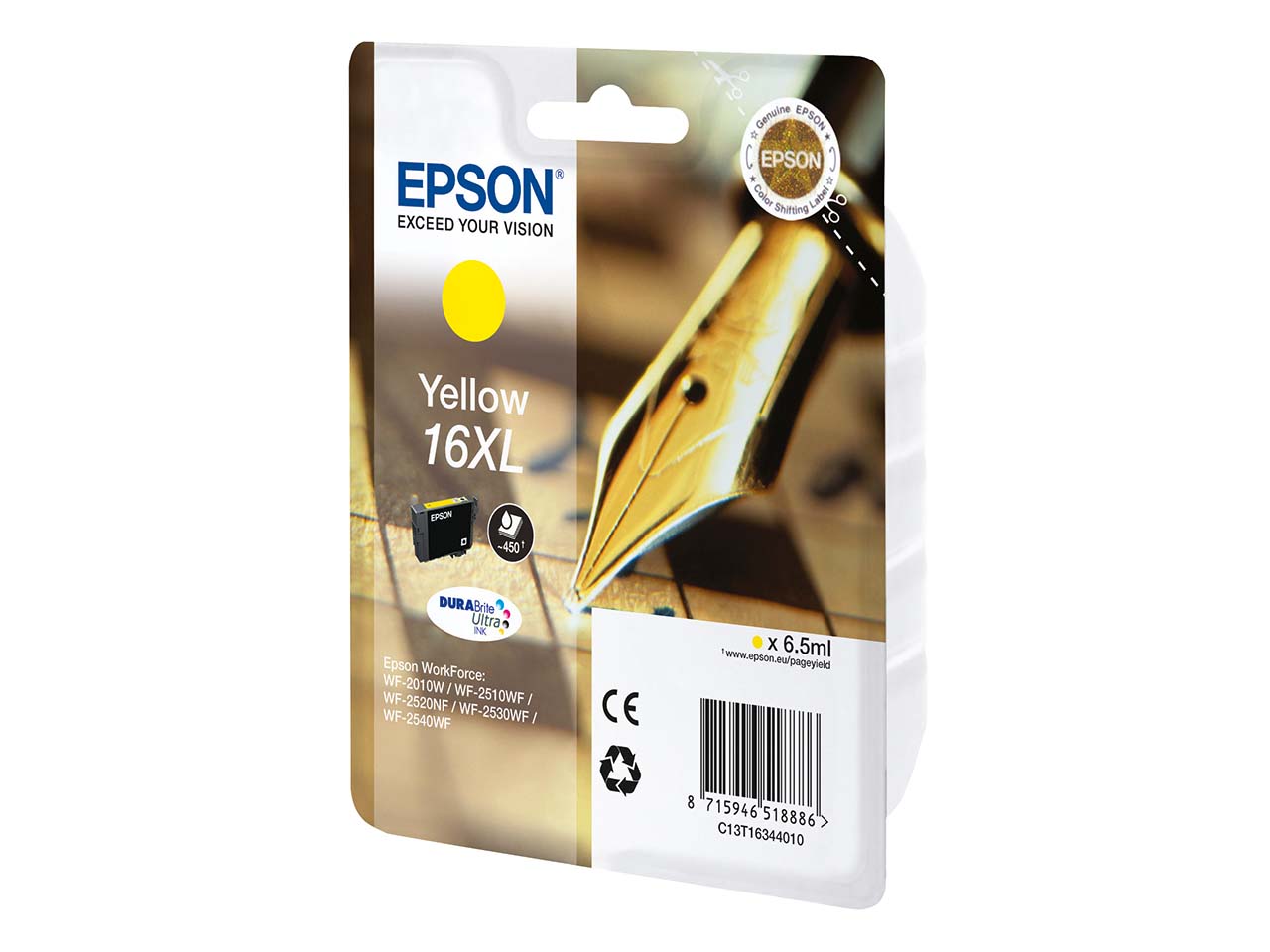 Epson Tintenpatrone 16 XL gelb