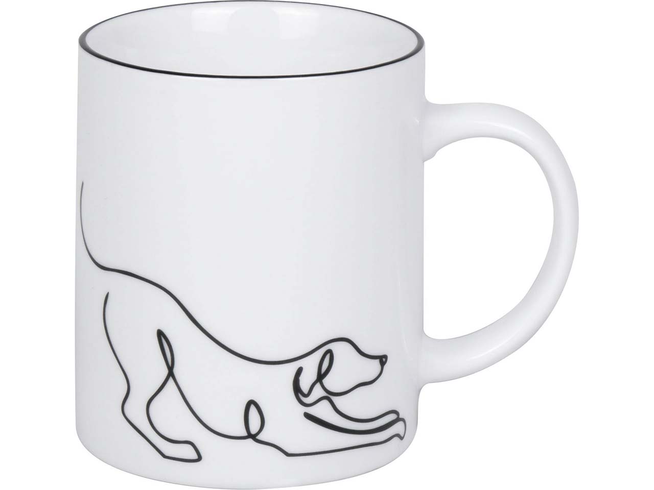 Könitz Tasse "Hommage á Picasso - Le Chien" 300 ml aus Porzellan