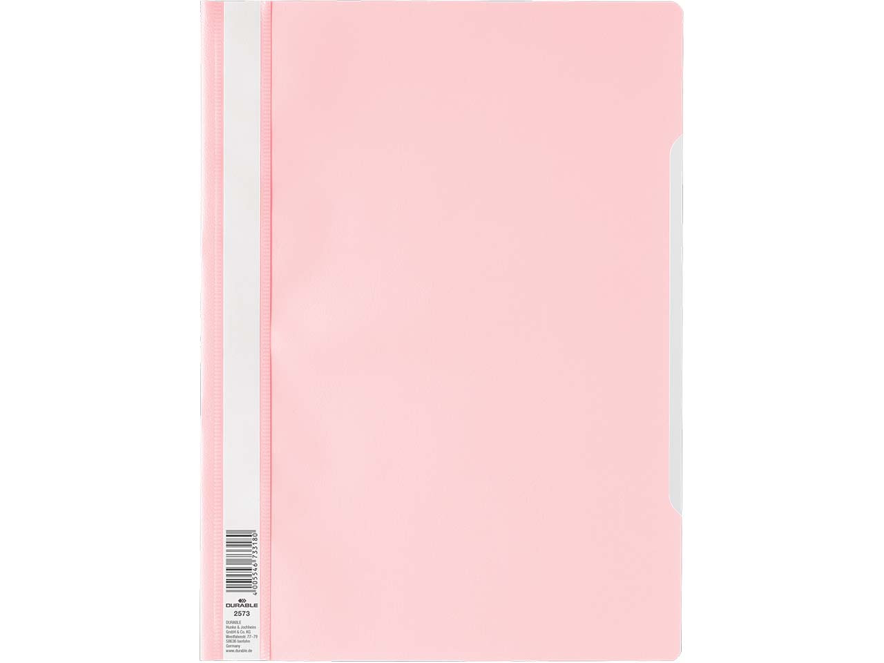 DURABLE Schnellhefter aus PP rosa