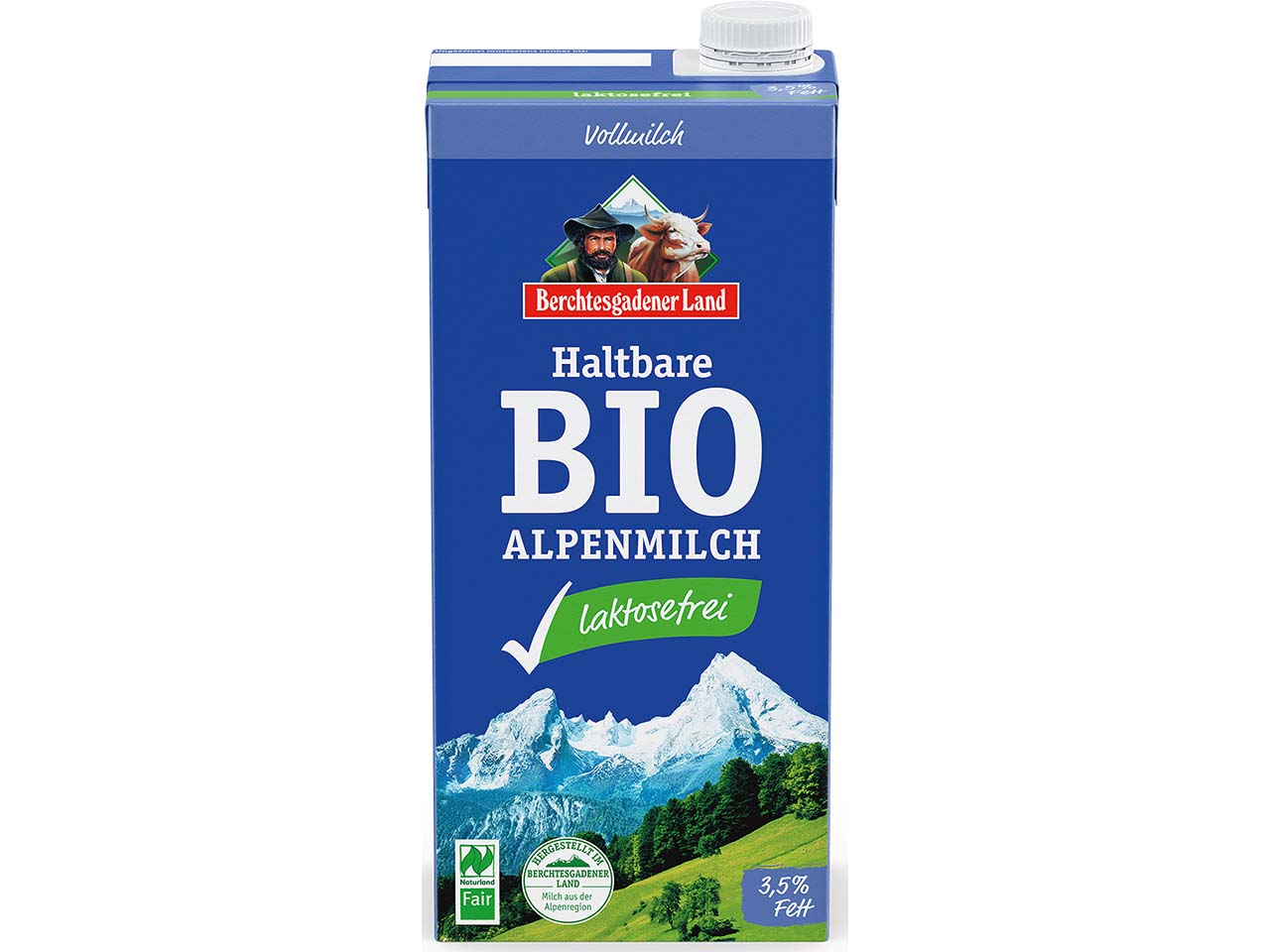 Berchtesgadener Laktosefreie Land H-Milch 3,5%, 1 l