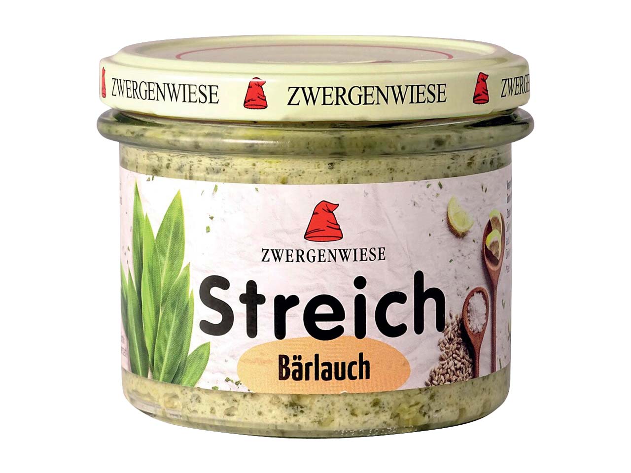Zwergenwiese Bio-Brotaufstrich "Bärlauch", vegan, 180 g
