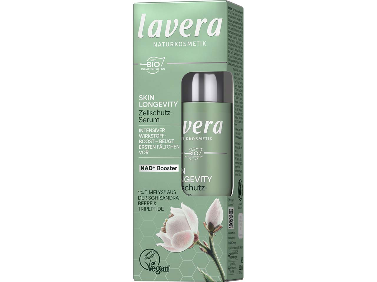 lavera Serum "Skin Longevity" TIMELYS® & Peptid-Komplex, 30 ml