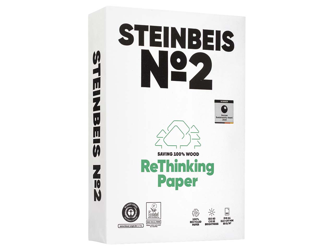 500 Blatt Steinbeis Recycling Kopierpapier 'TrendWhite' DIN A4