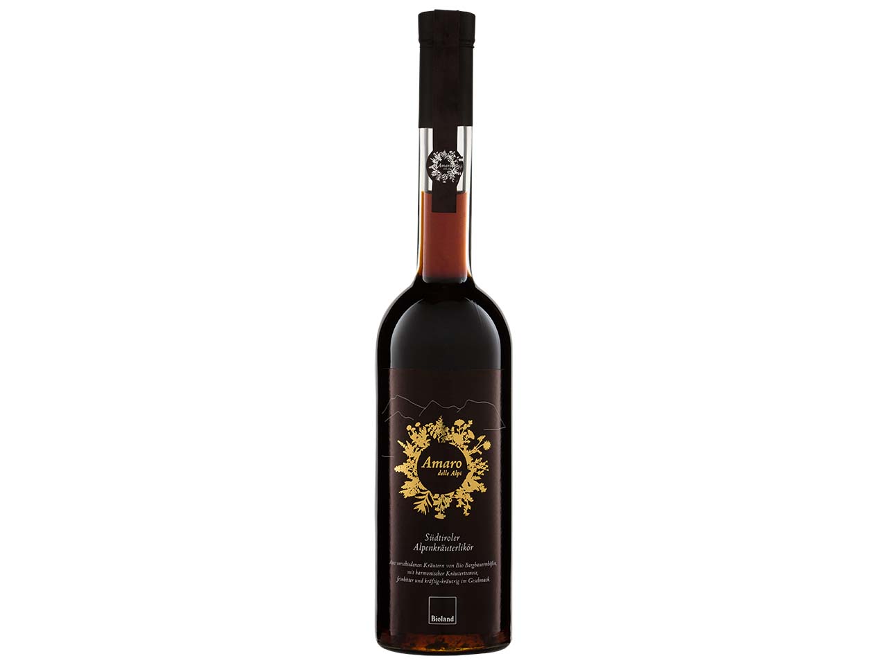 Humbel Südtiroler Bio-Alpenkräuterlikör 'Amaro delle Alpi', 0,5 l
