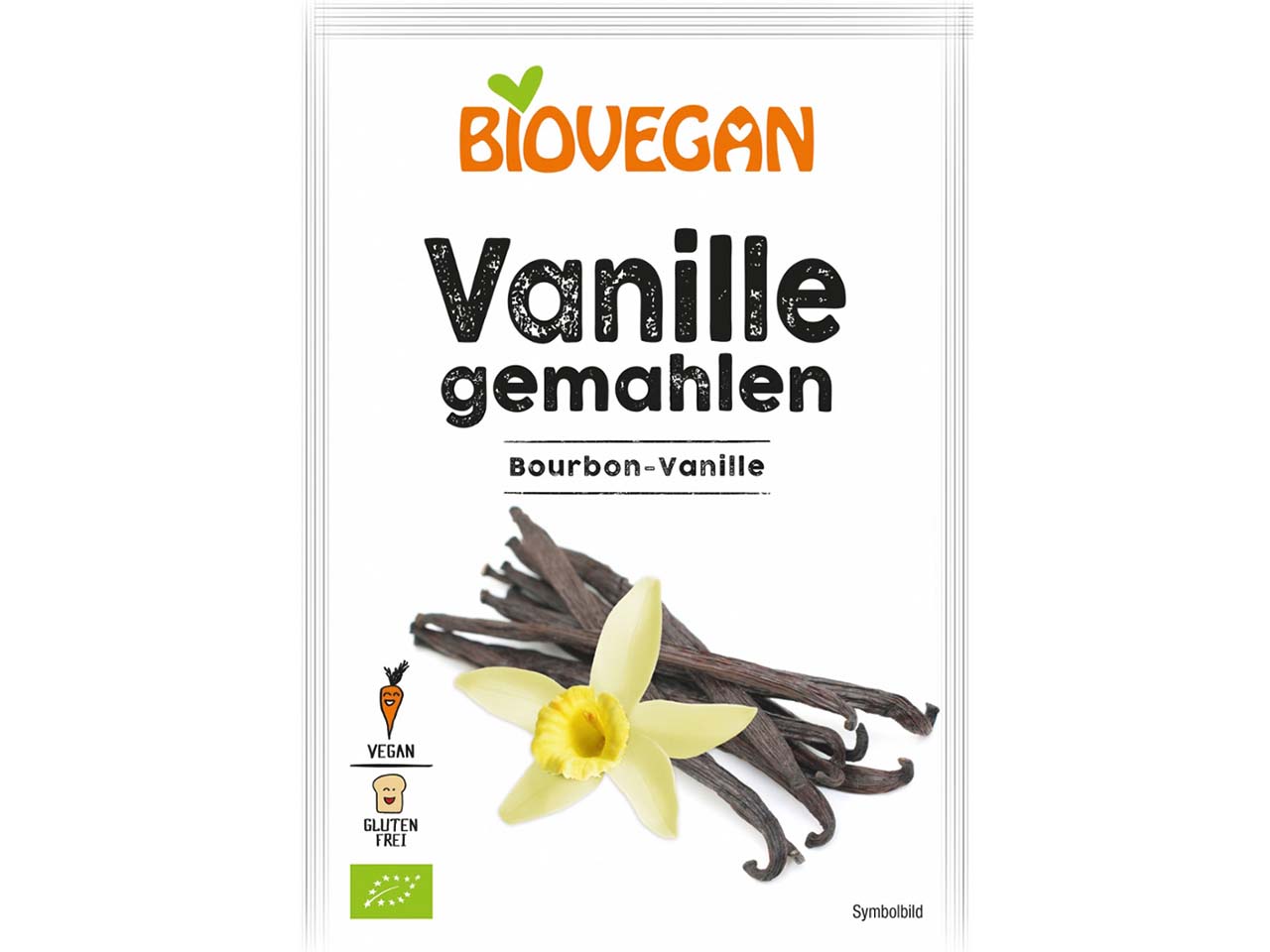 BIOVEGAN Bio-Bourbon-Vanille, gemahlen, 9 g