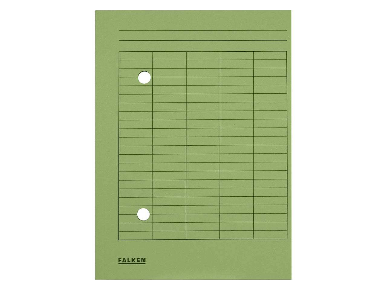 Falken Umlaufmappe 250g/m² grün