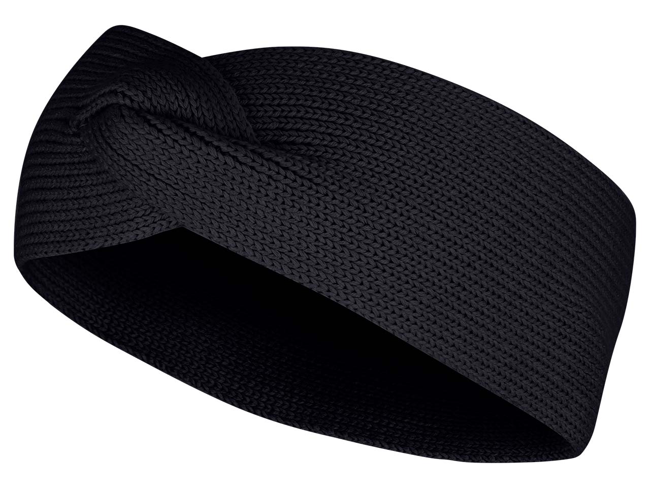 MELA Bio-Damen-Stirnband "MEENA" geknotet, schwarz