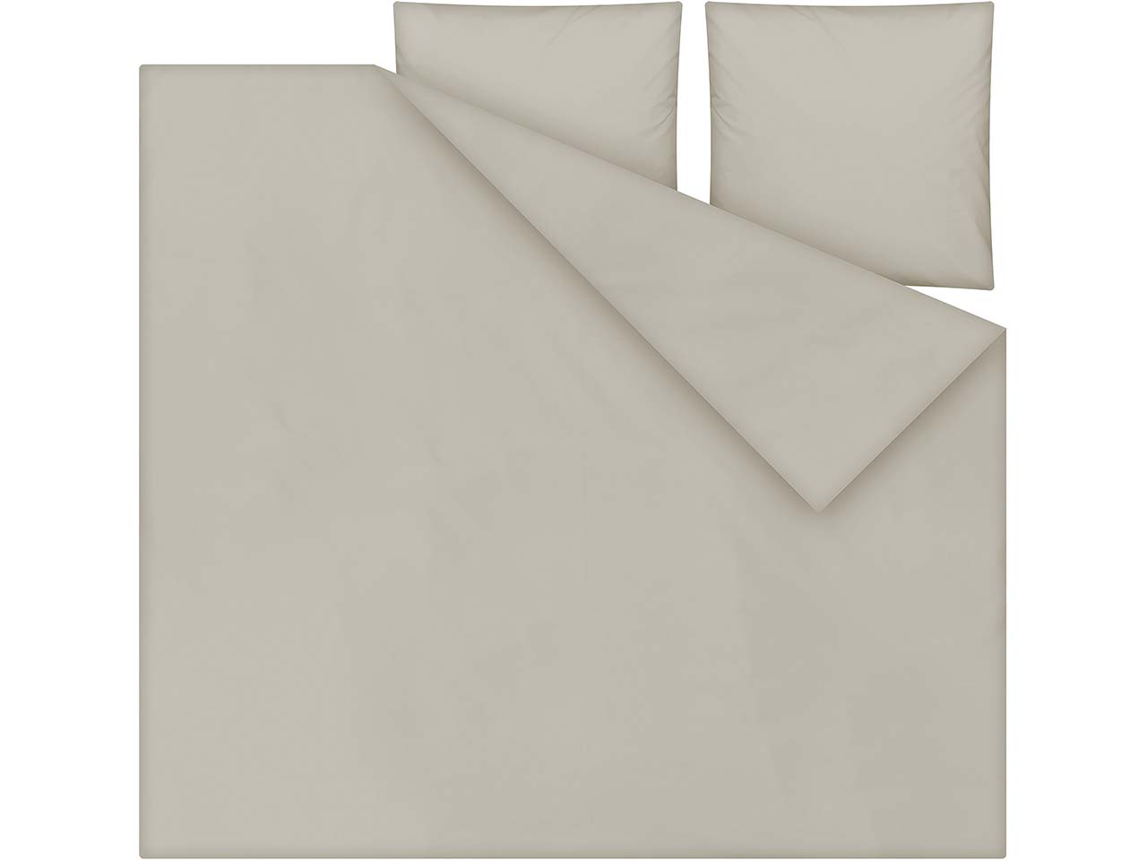 MELA Bio-Bettwäsche 'MAJULI' aus Perkal, 3-tlg., 240 x 220/80 x 80 cm, birke