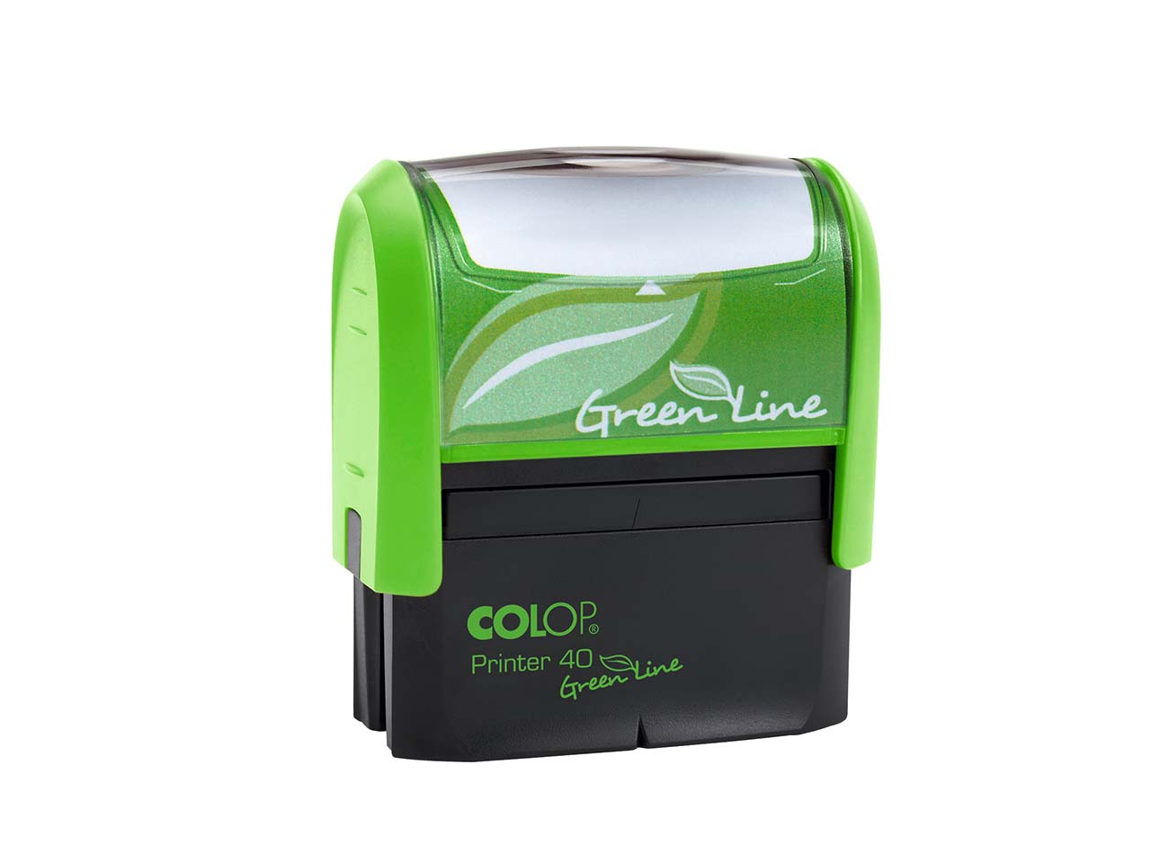 Colop "Green Line" P40 Stempel ohne Logo mit individueller Textplatte 6-zeilig