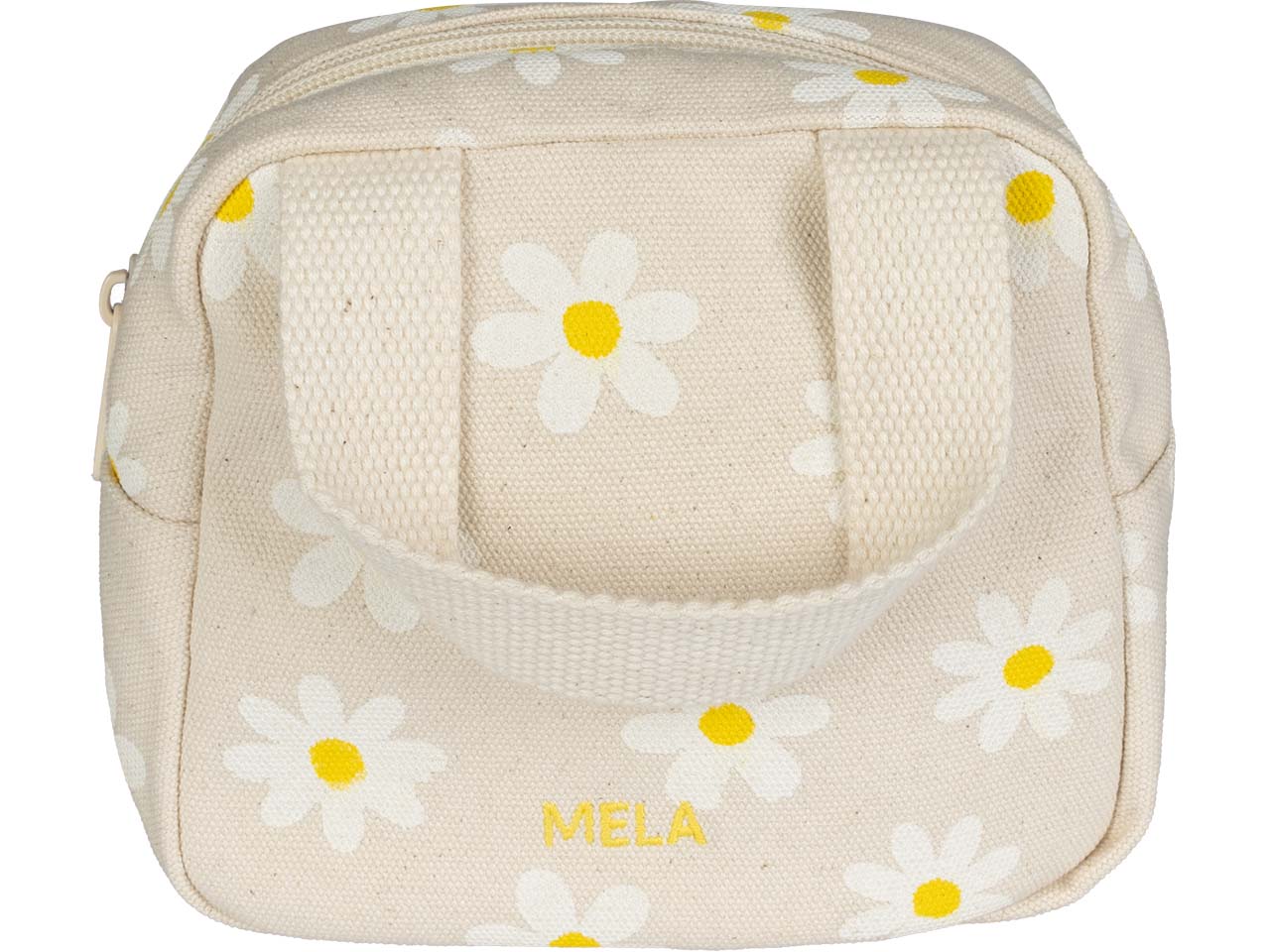MELA Bio-Organizer-Tasche "SHAILA" 1,5 l, greige/daisy print