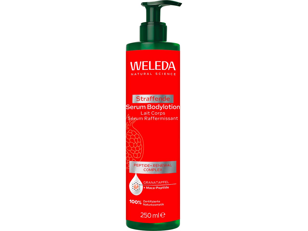 WELEDA Bio-Serum-Körperlotion "Straffende Pflege" mit Granatapfel, 250 ml