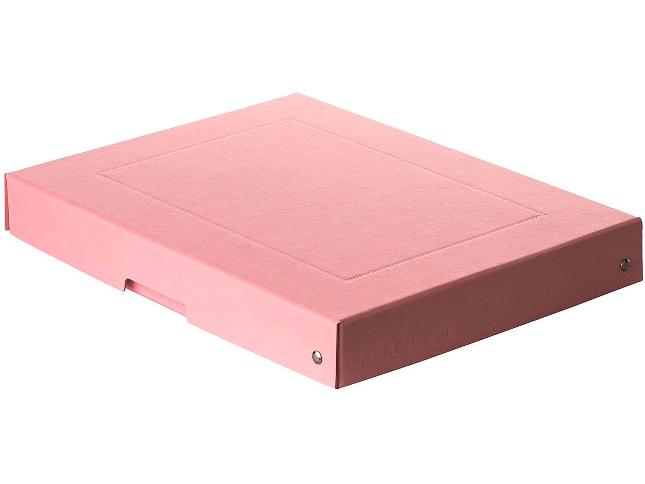 Falken Aufbewahrungsbox "PURE Box" Pastell, DIN A4, 40 mm Höhe, pink