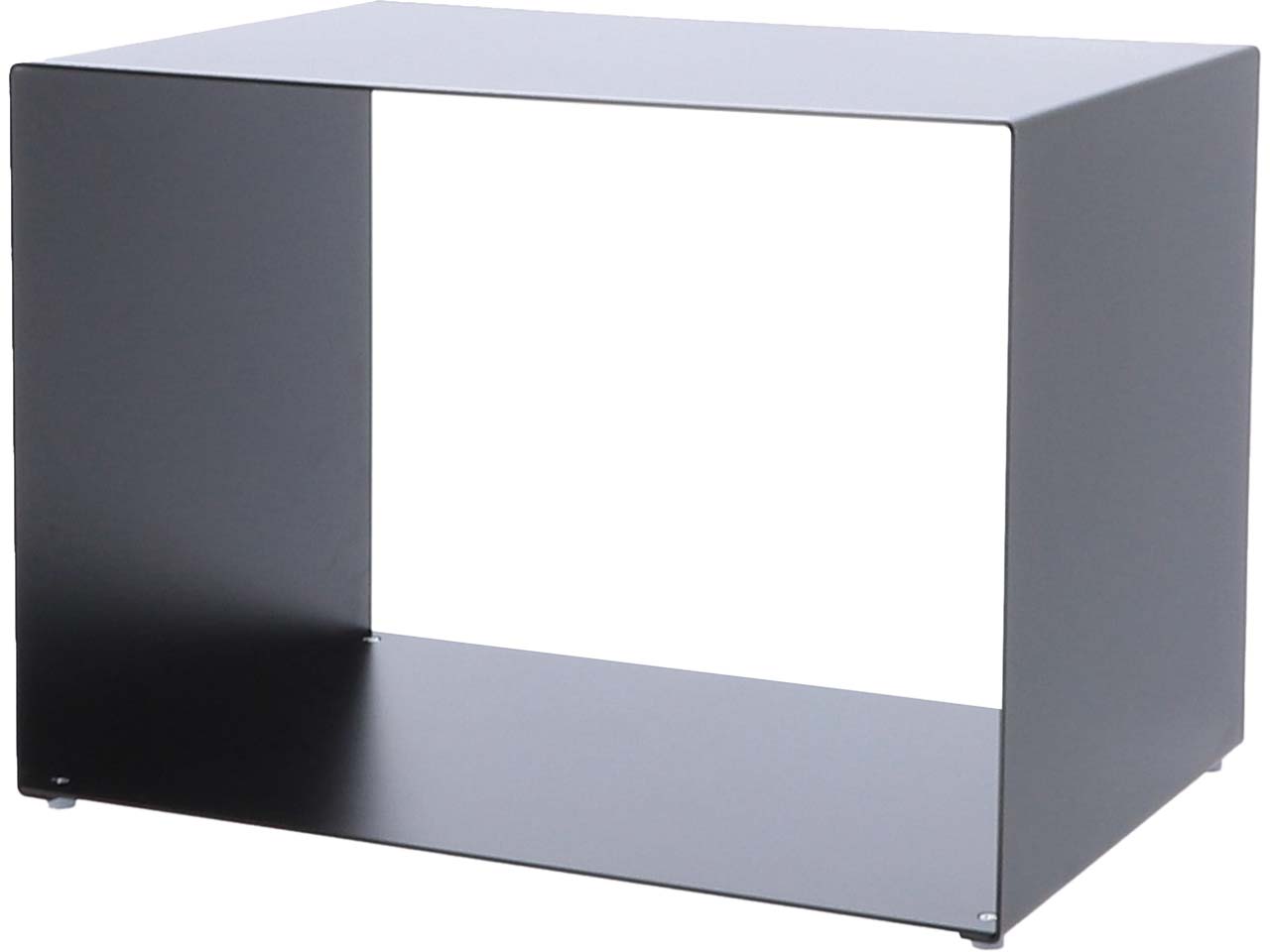 Jan Kurtz Würfelregal "Cubus" B 50 x T 35 x H 36 cm aus Stahlblech, schwarz