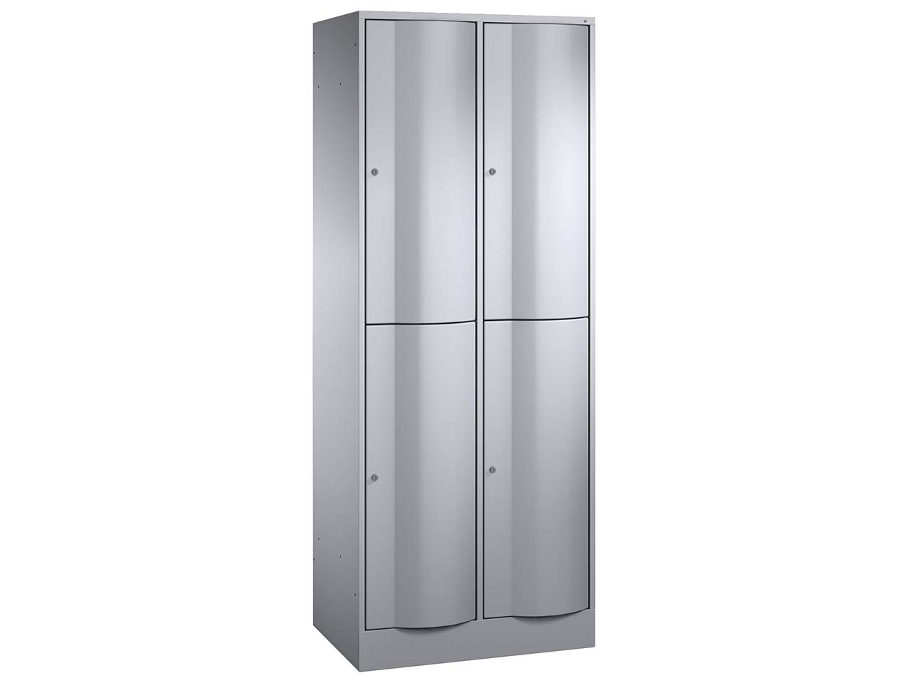 Schließfachschrank 2 Türme lg/lg 2er