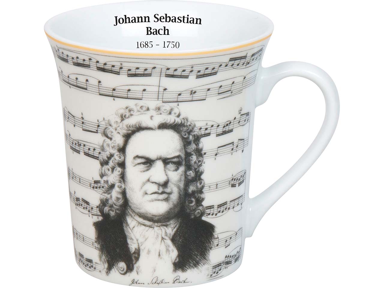 Könitz Tasse Komponisten "Bach"