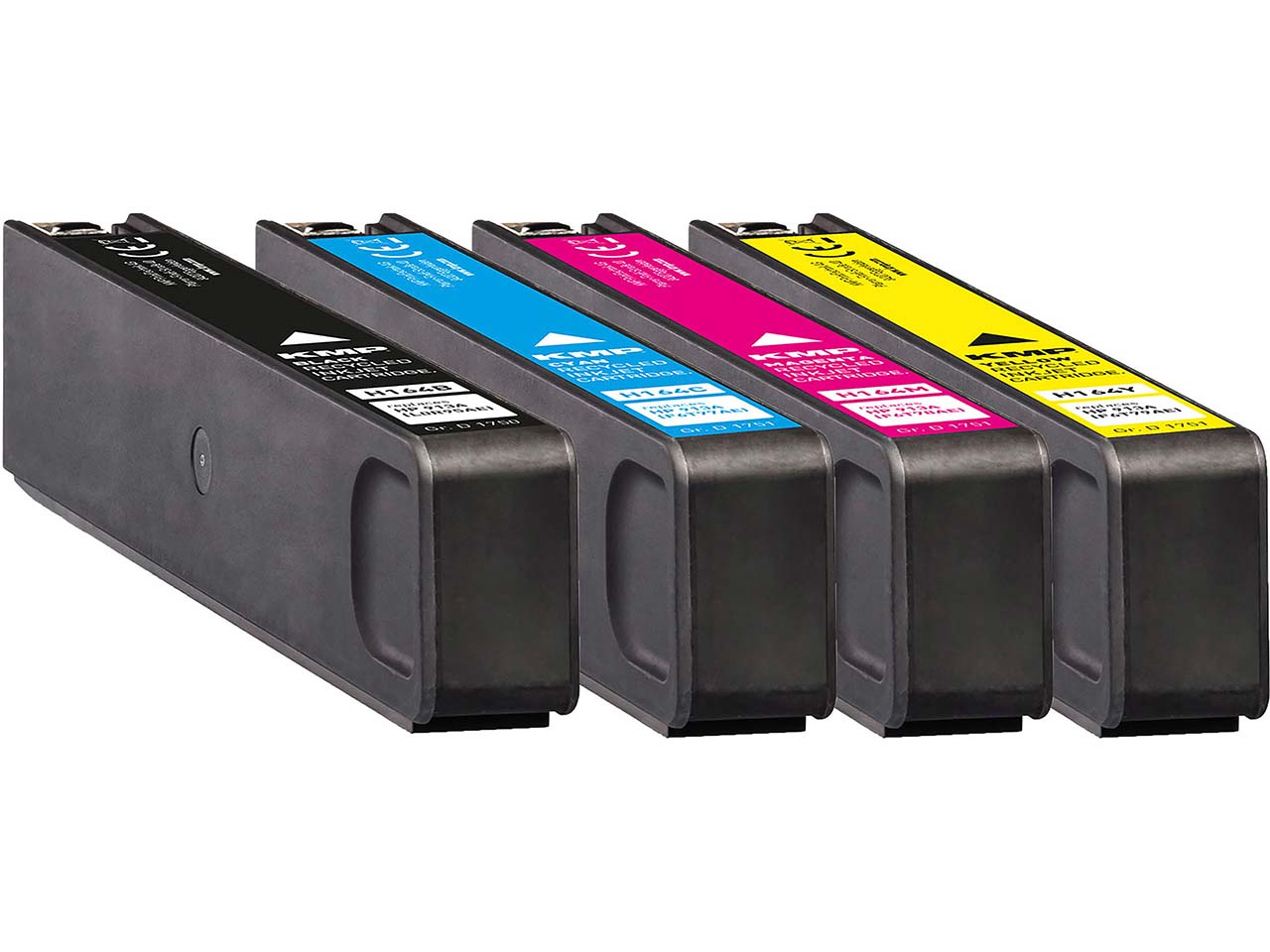 KMP Tintenpatronen ersetzt HP Nr. 913XLBK/C/M/Y schwarz, cyan, magenta, gelb, 4er-Set