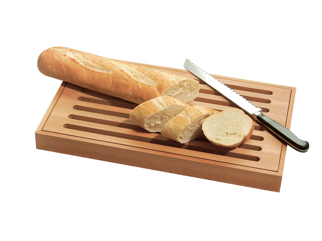 Schneidebrett mit Krümelschale