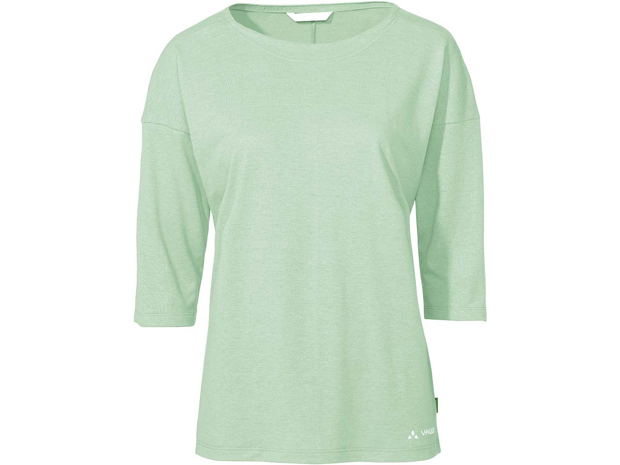 VAUDE Damen-T-Shirt "Neyland" 3/4-Arm mit U-Boot-Ausschnitt, jade, Gr. 40