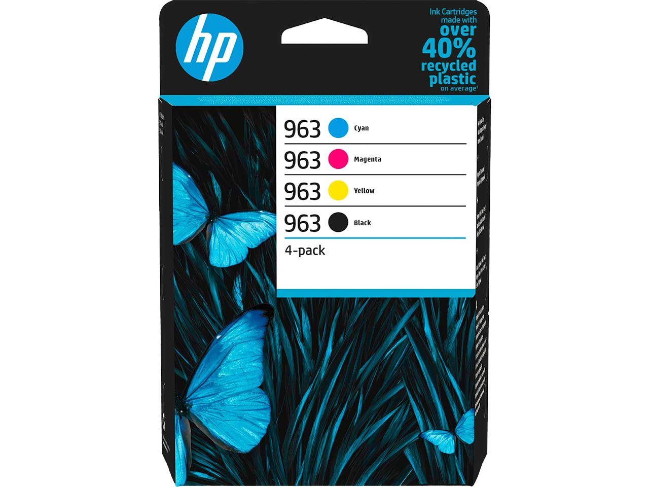HP 4er Set Tintenpatronen 963 schwarz, cyan, magenta, gelb