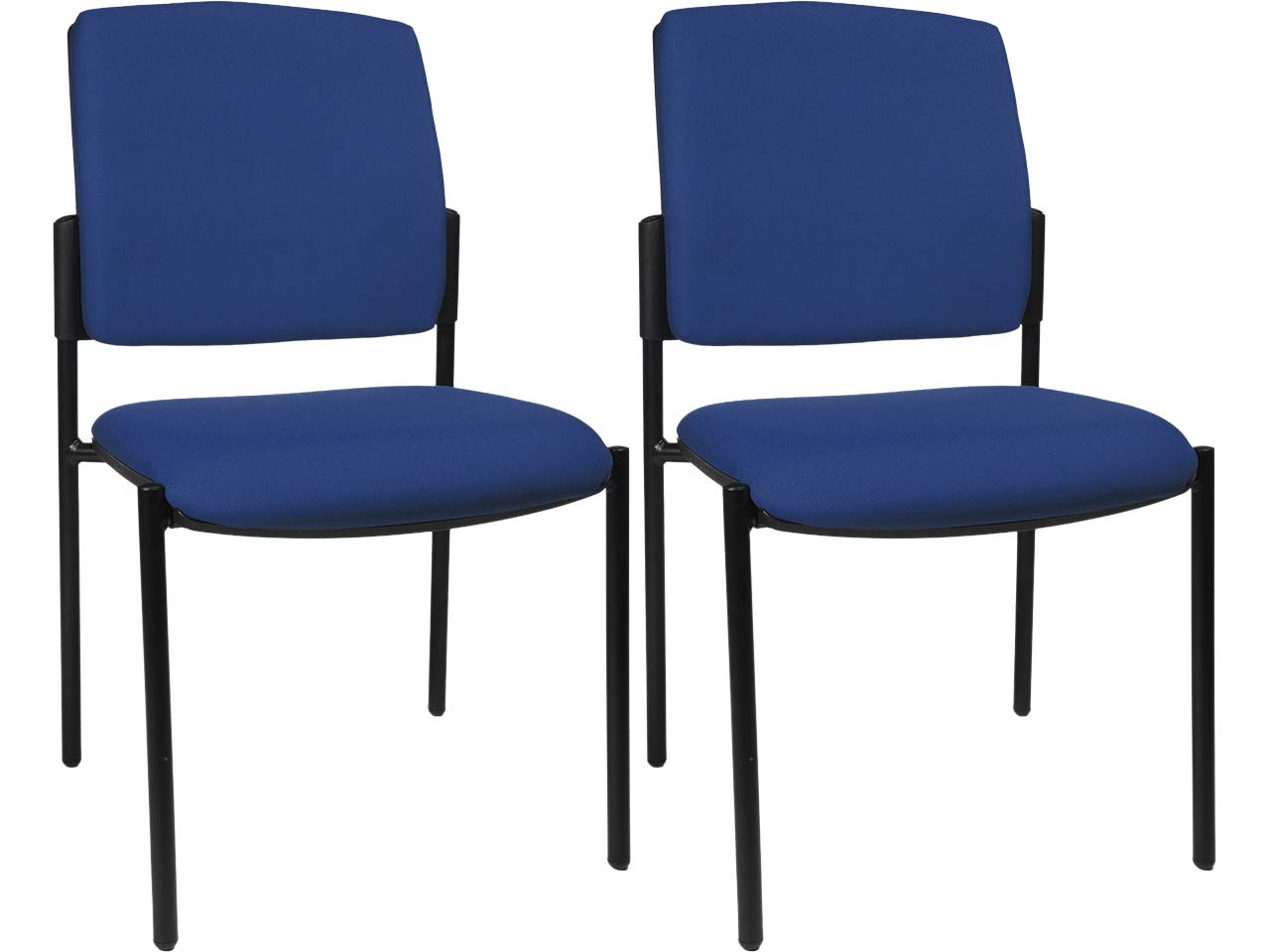 Topstar Besprechungsstuhl "BtoB 10" Rücken gepolstert, 2 Stk. dunkelblau