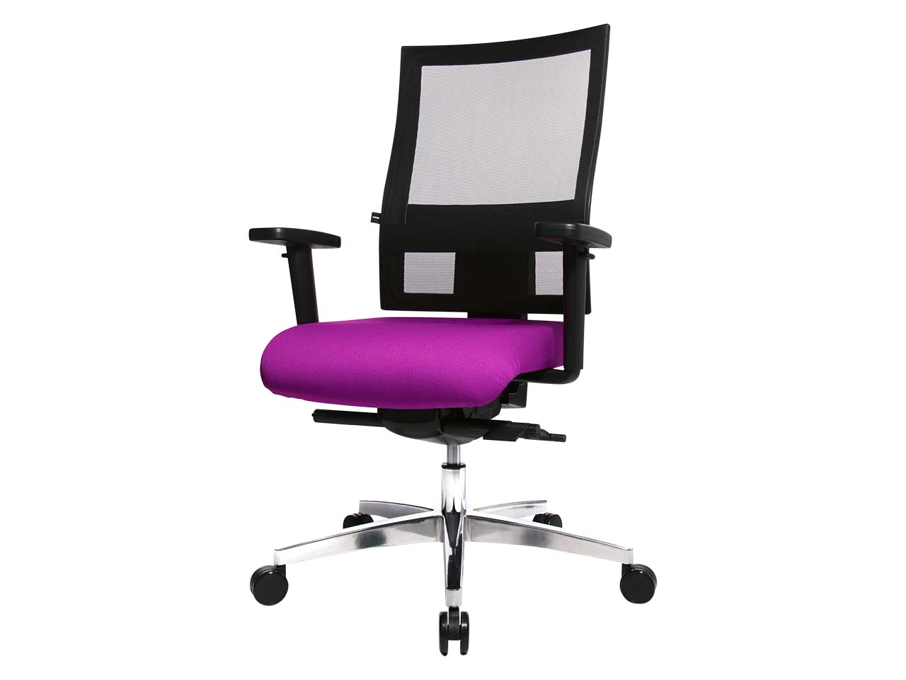 Topstar Bürodrehstuhl "Sitness 60" mit Armlehnen violett