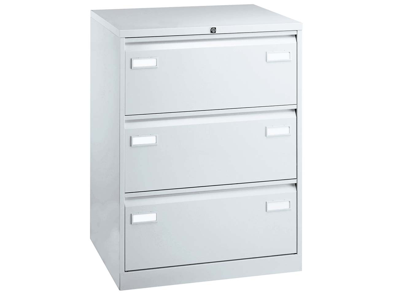 HR-Schrank 3s 2b lichtgrau (RAL 7035) (BxHxT)80x101,6x62,2cm