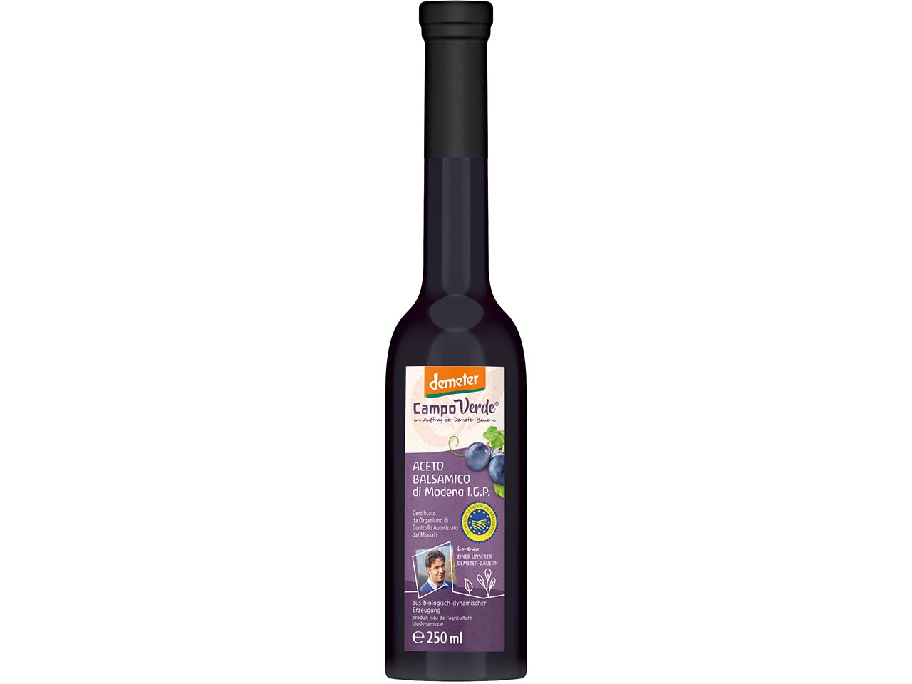 Campo Verde Aceto Balsamico di Modena I.G.P. Bio-Balsamessig, 250 ml