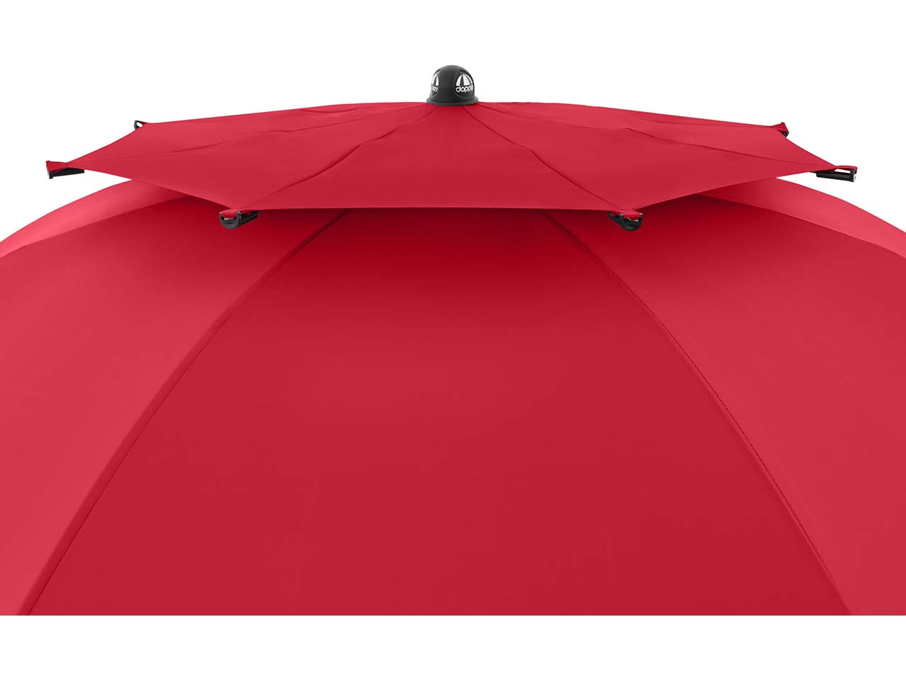 doppler Sonnenschirm "GS WINDPROFI NEO" mit Tragetasche Ø 200 cm, rot
