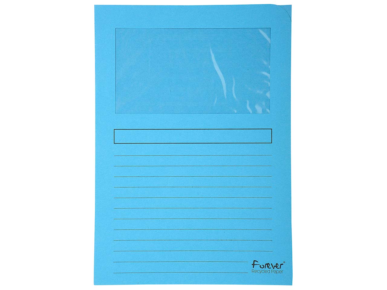100 Exacompta Fenstermappen "Forever" blau