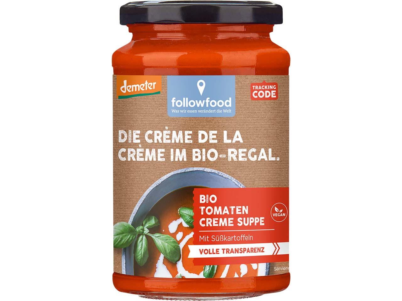 followfood Bio-Tomatencreme-Suppe, 380 ml