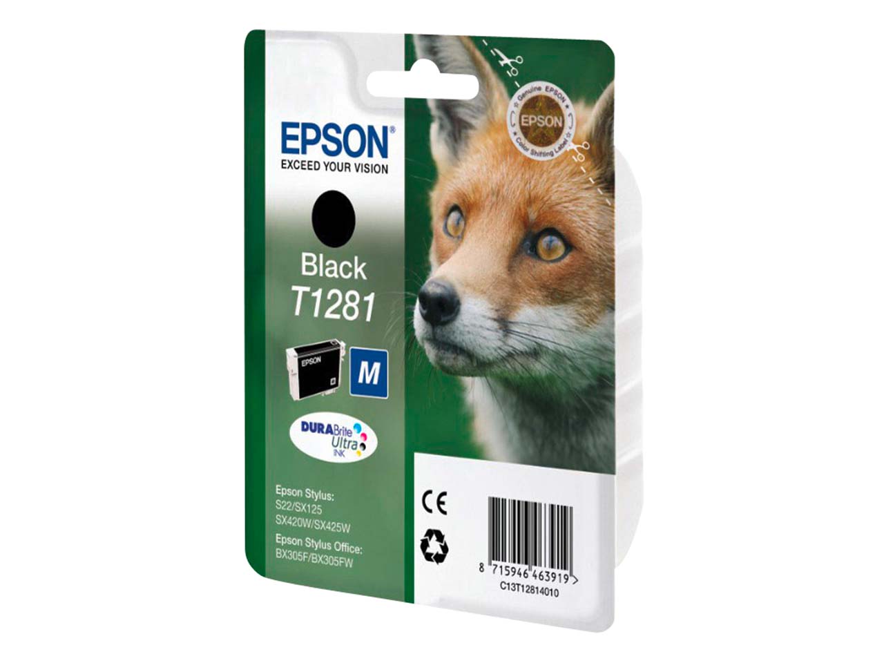 Epson Tintenpatrone T1281 schwarz