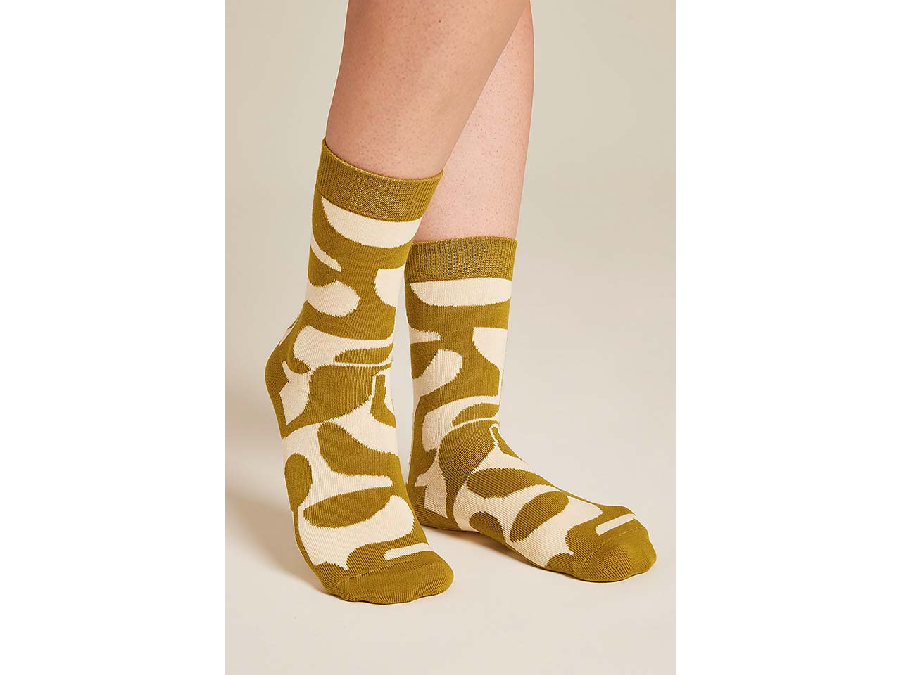 tranquillo Bio-Socken "ABSTRACT", pear, Gr. 35/38