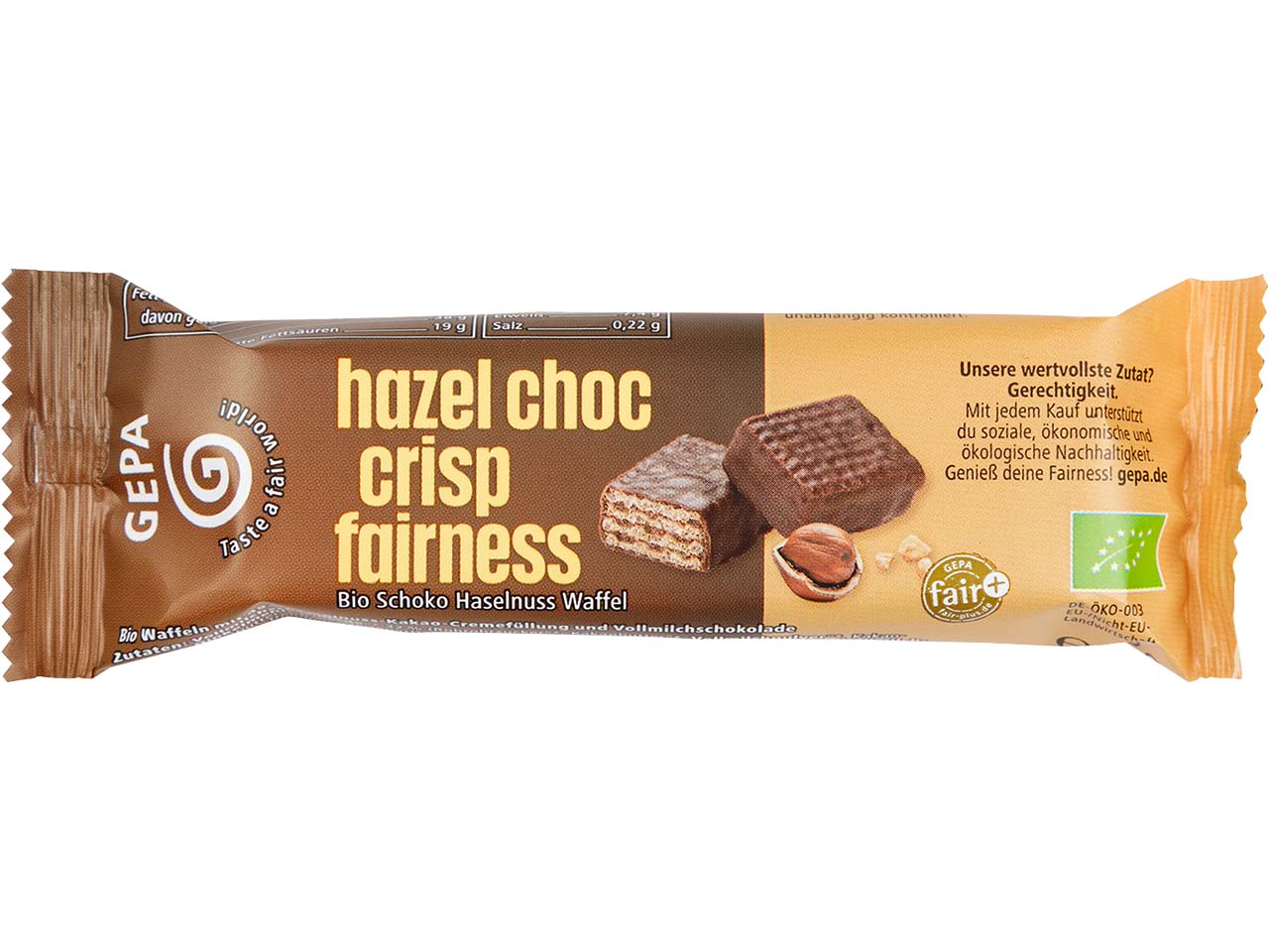 GEPA Bio-Waffel "Schoko Haselnuss", 30 g